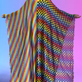 Checkered Past Rave Kimono Set