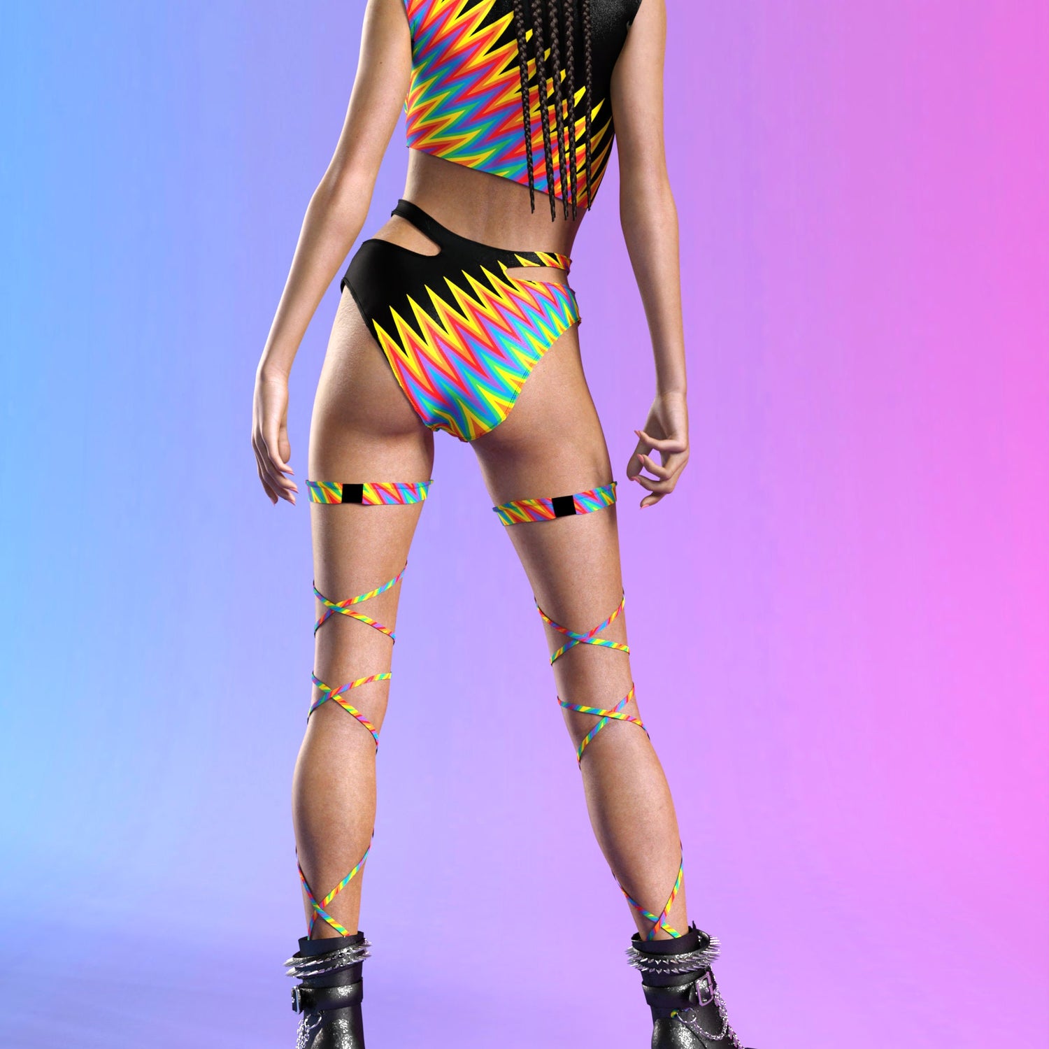 Prism Break Rave Kimono Set 7