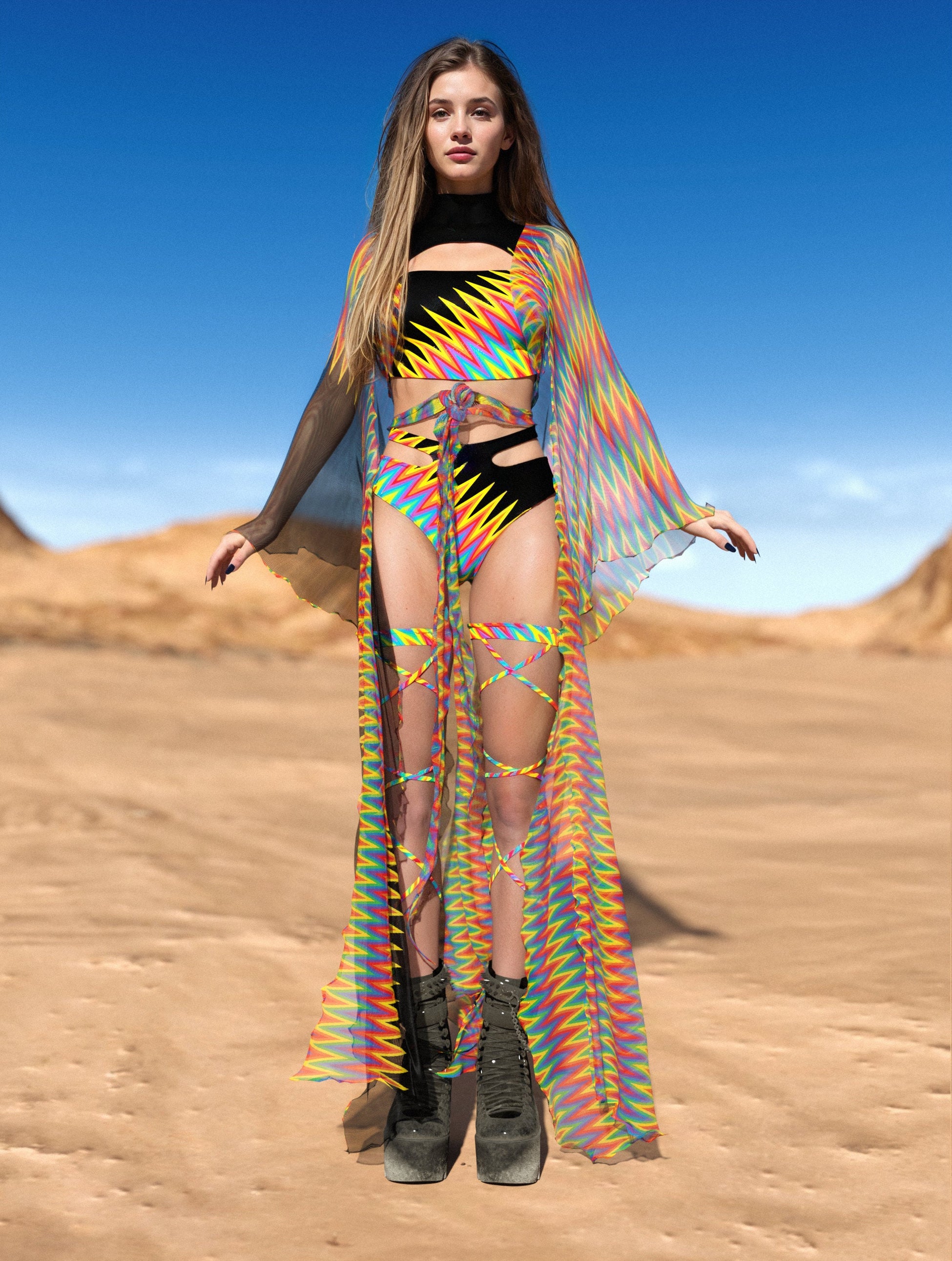 Prism Break Rave Kimono 2