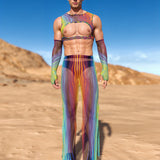 Natural Flow Mesh Male Harness Set