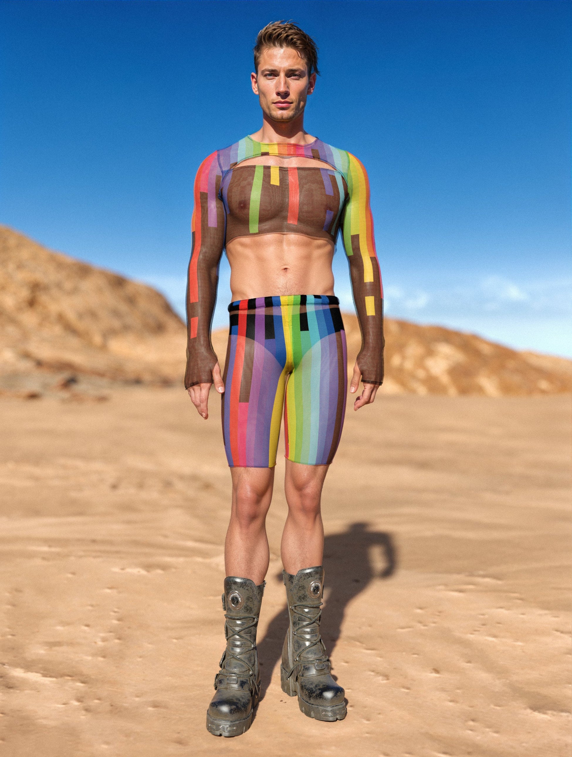 Rainscapes Mesh Male Biker Set 2