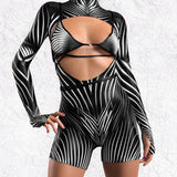 Chroma Space Open Heart Romper