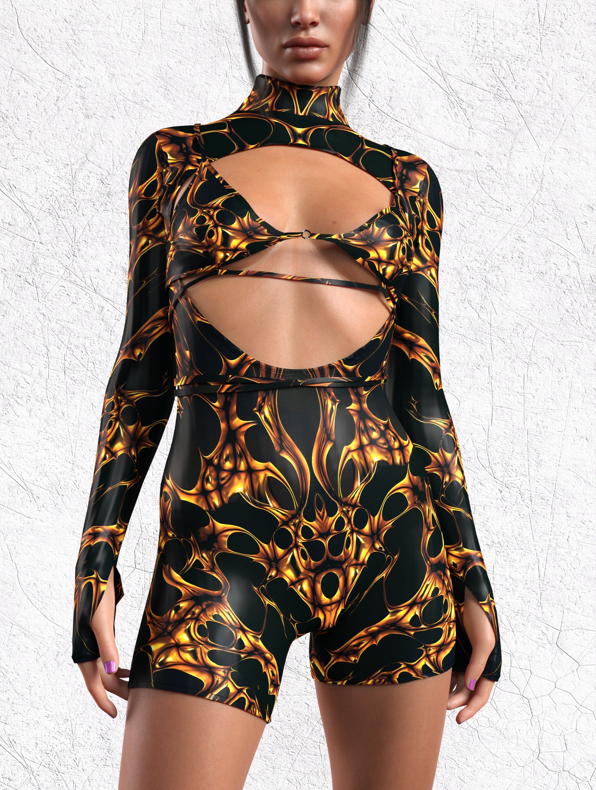 Event Horizon Open Heart Romper 6