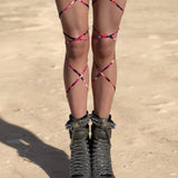 Enflamed Fractal Leg Wraps