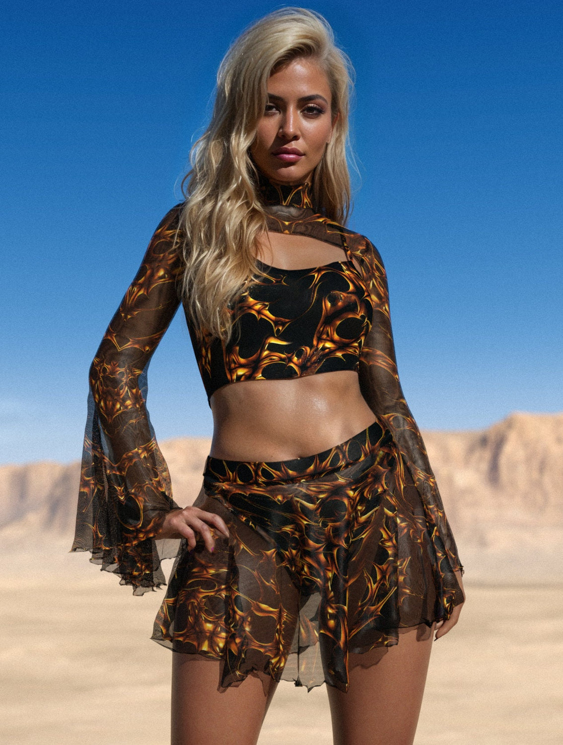 Event Horizon Mini Cloche Skirt