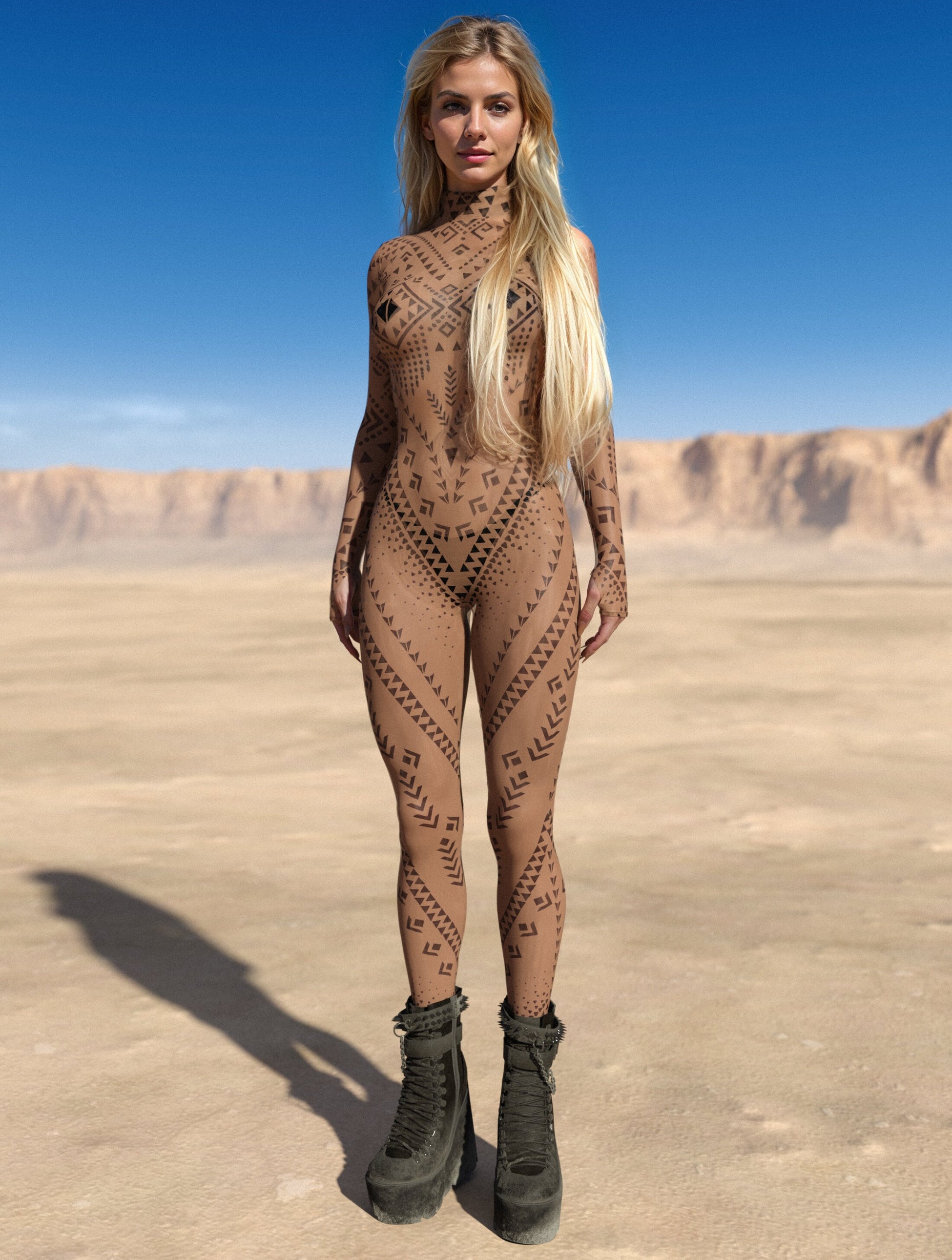 Dream State Mesh Bare Back Costume 2