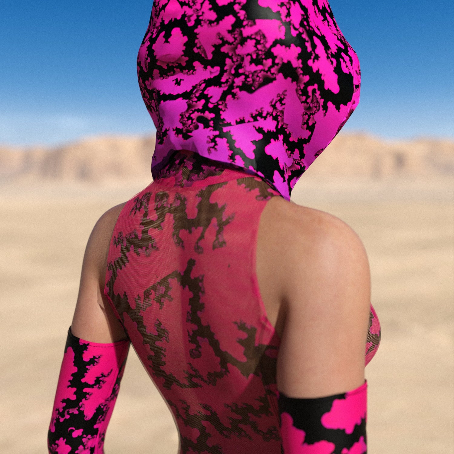 Candy Thunderbolt Rave Hood