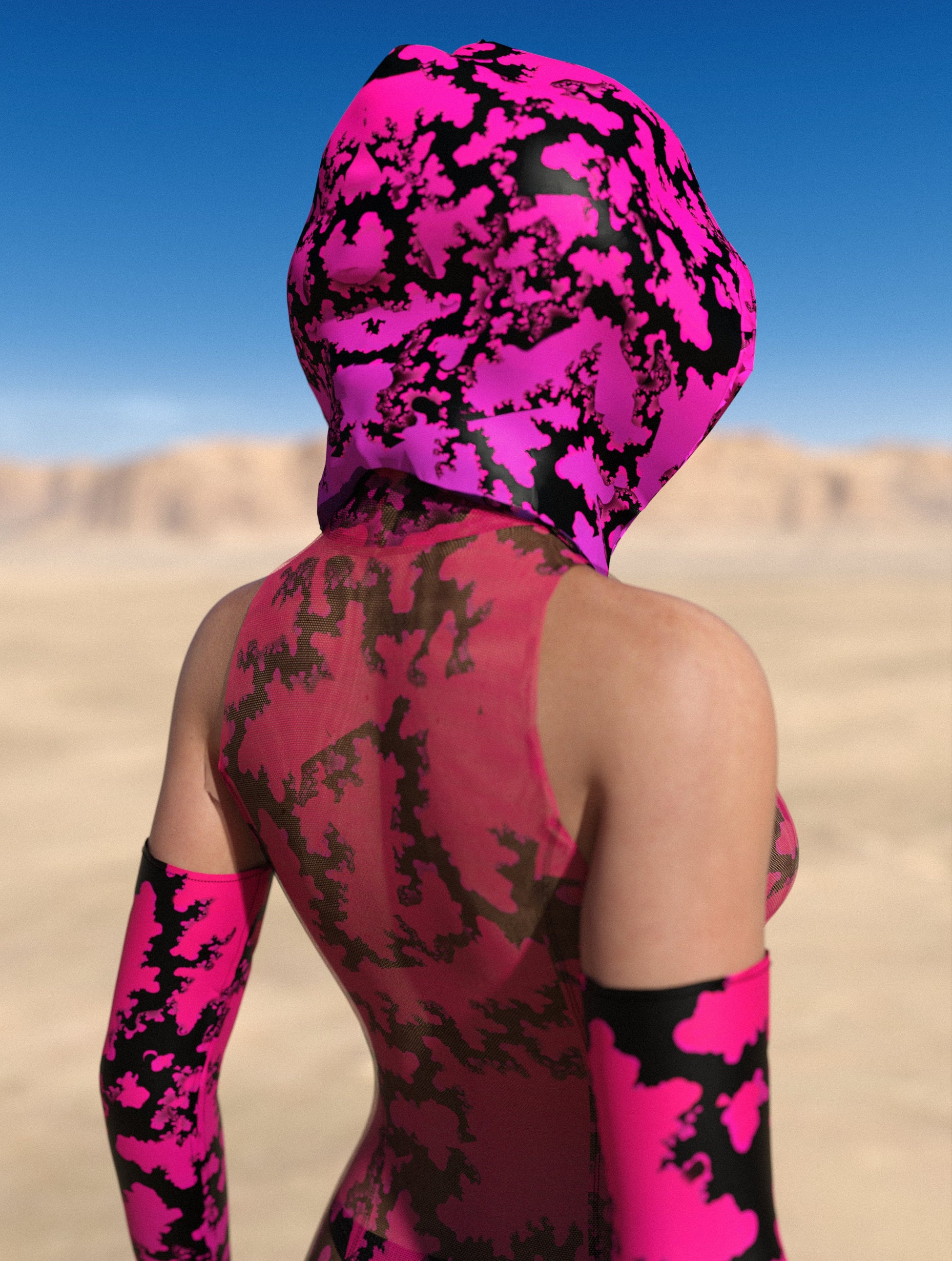Candy Thunderbolt Rave Hood 1