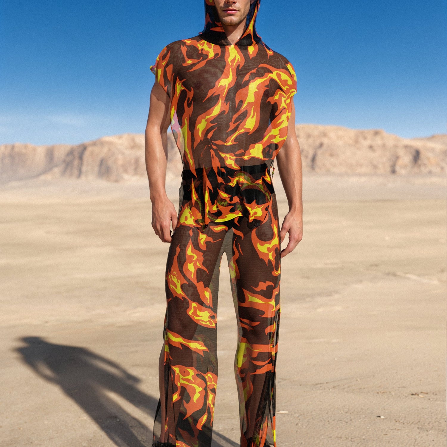 Burn Baby Burn Unisex Hooded Top 2