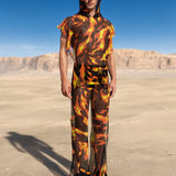 Burn Baby Burn Mesh Male Split Pants