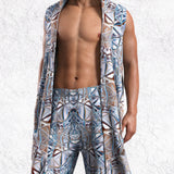 Mirror Male Hooded Vest