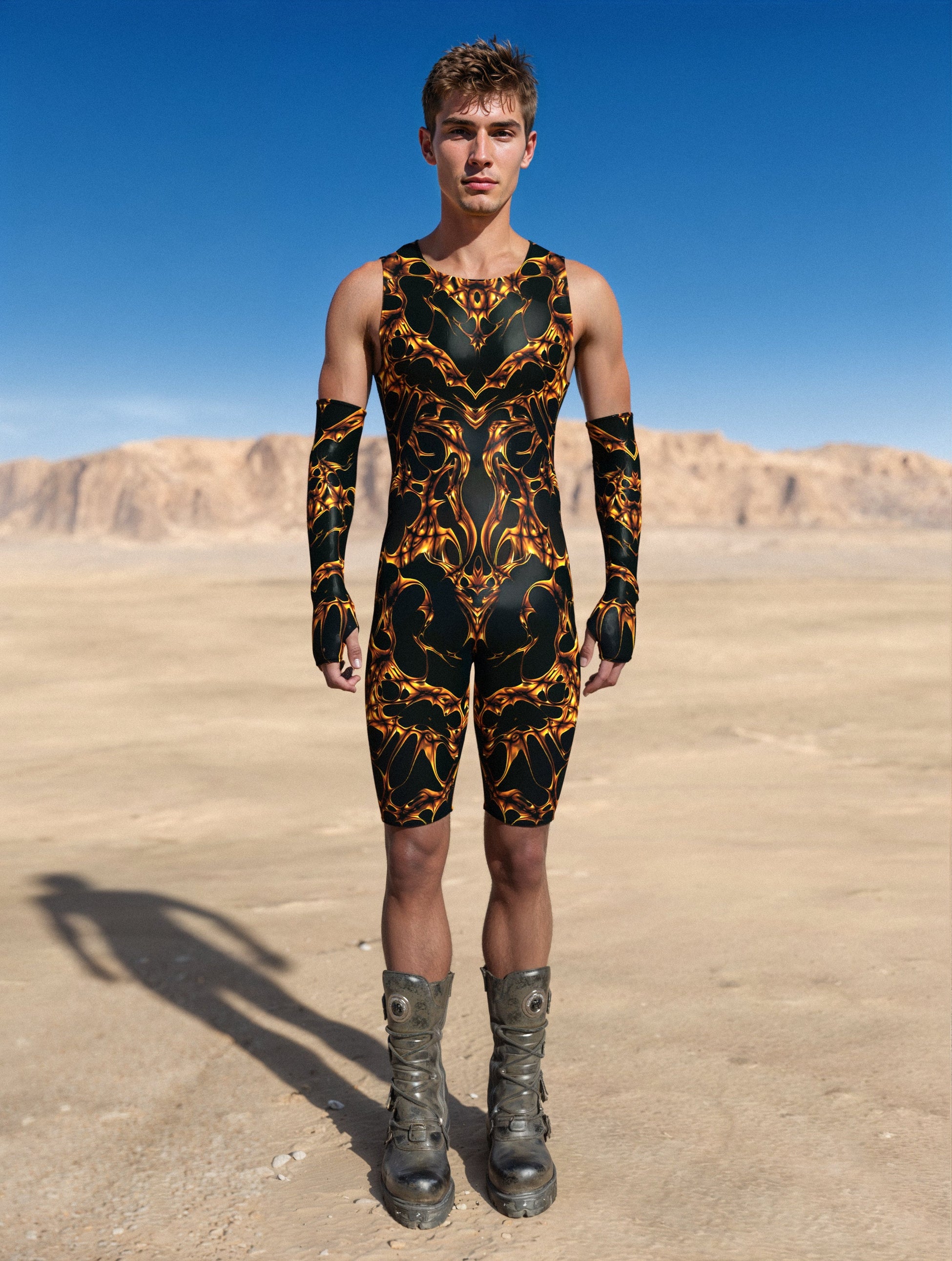 Event Horizon Male Back Zip Romper 2