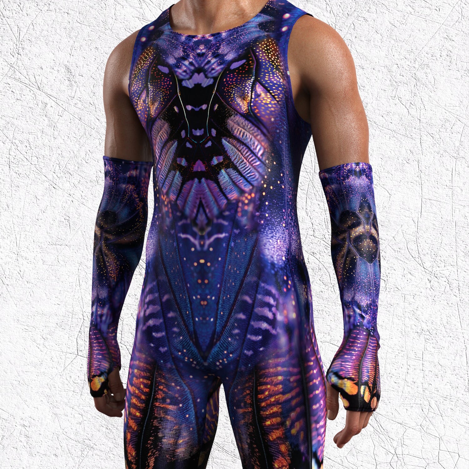 Midnight Desire Male Romper Wings Set 7