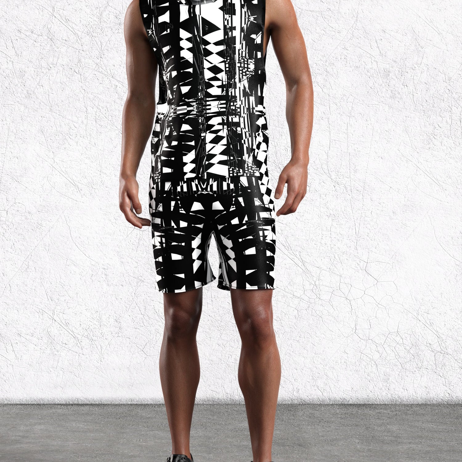 Disturbia Male Rave Shorts Lycra