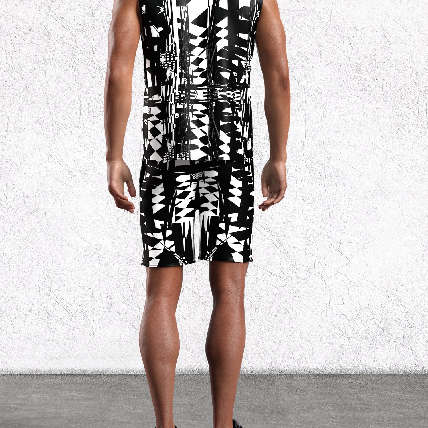 Men Disturbia Male Hooded Set