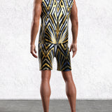 Hypnometallic Male Rave Shorts