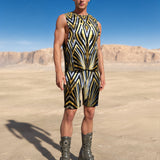 Hypnometallic Male Rave Shorts