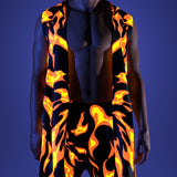 Burn Baby Burn Male Hooded Vest