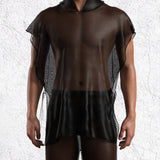 Just Black Male Split Pants
