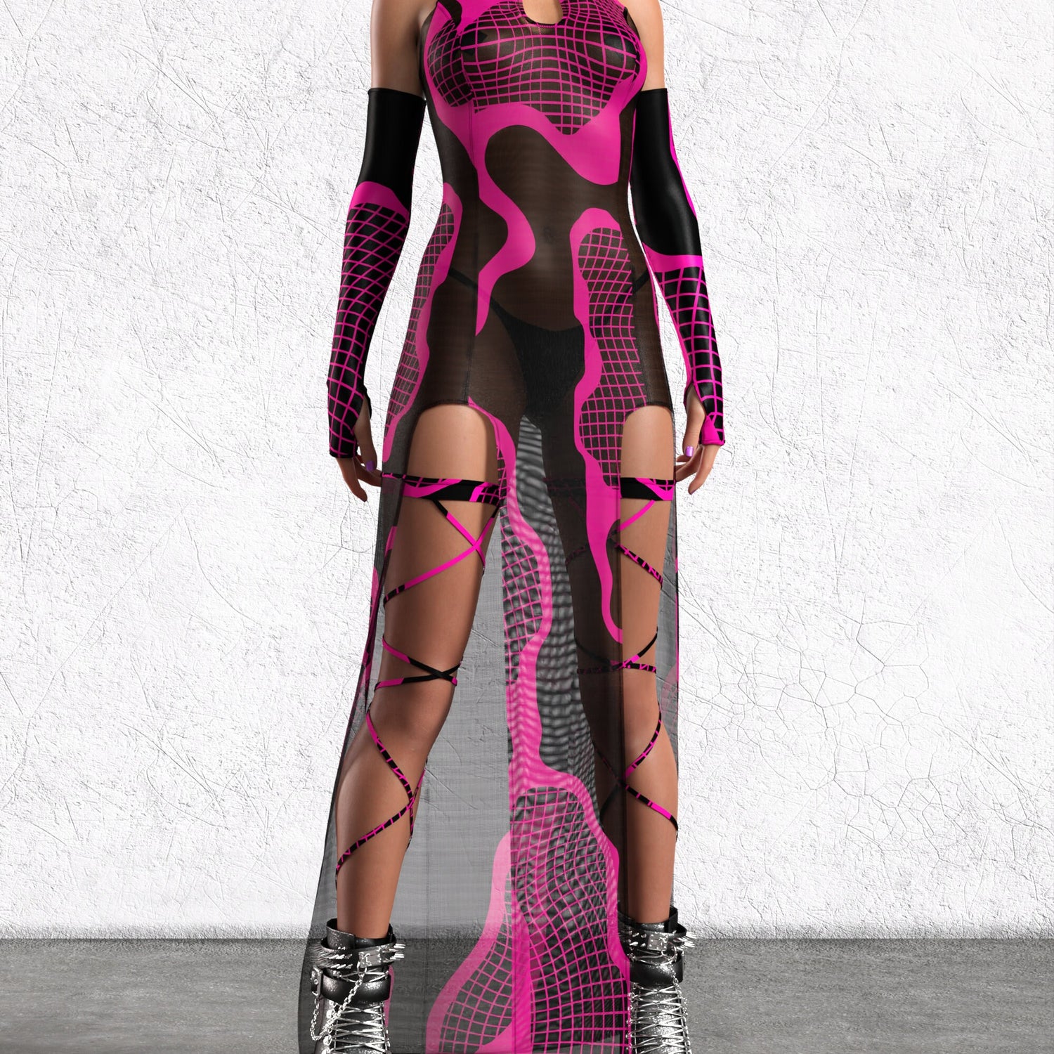 Women Slither Signal Rave Hood