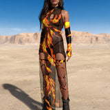 Burn Baby Burn Rave Hood