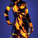 Burn Baby Burn Rave Hood