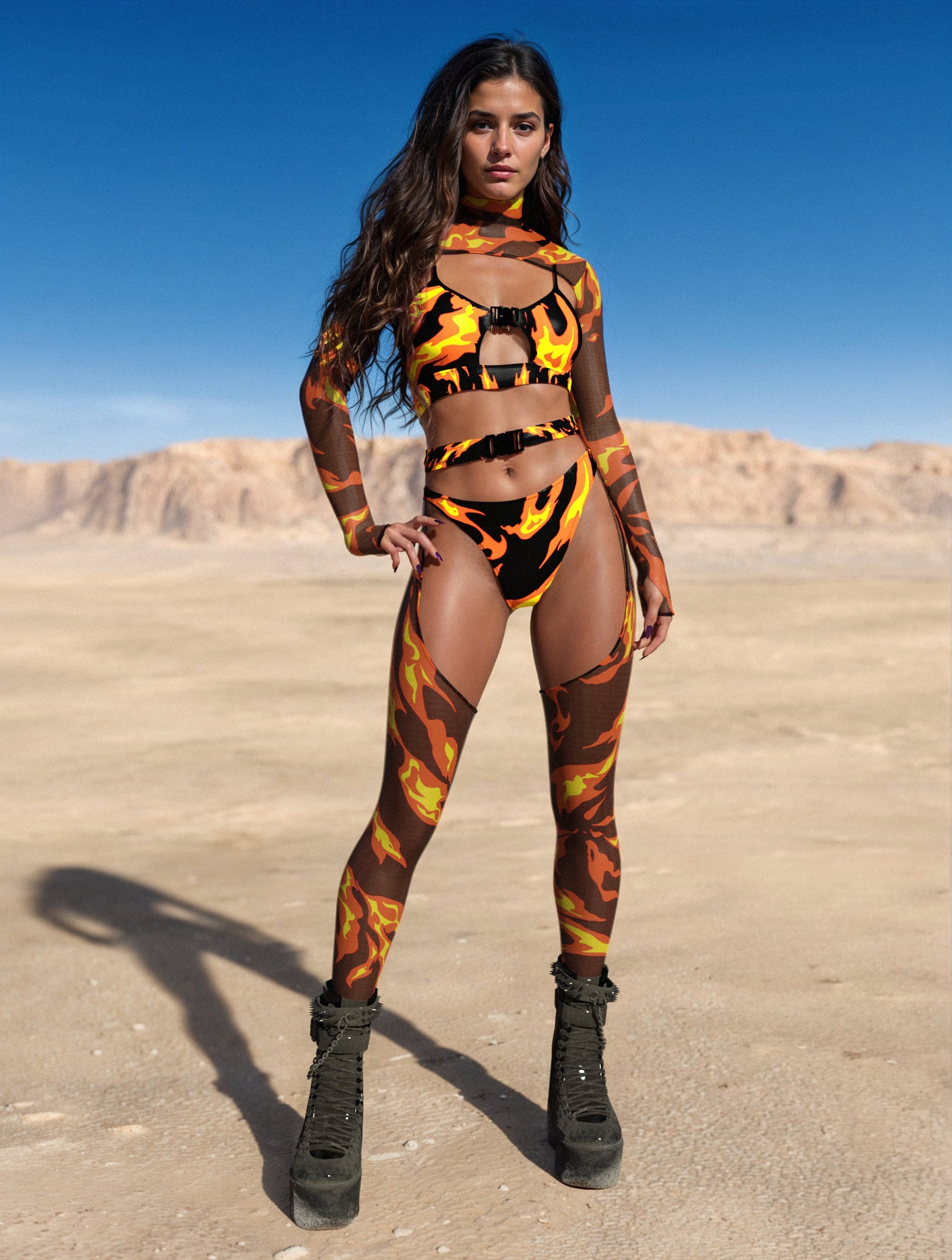 Burn Baby Burn Buckle Set 2