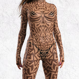 Untamed Mesh Bare Back Costume