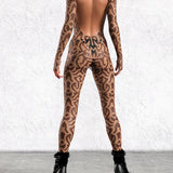 Untamed Mesh Bare Back Costume