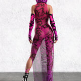 Candy Thunderbolt Rave Hood