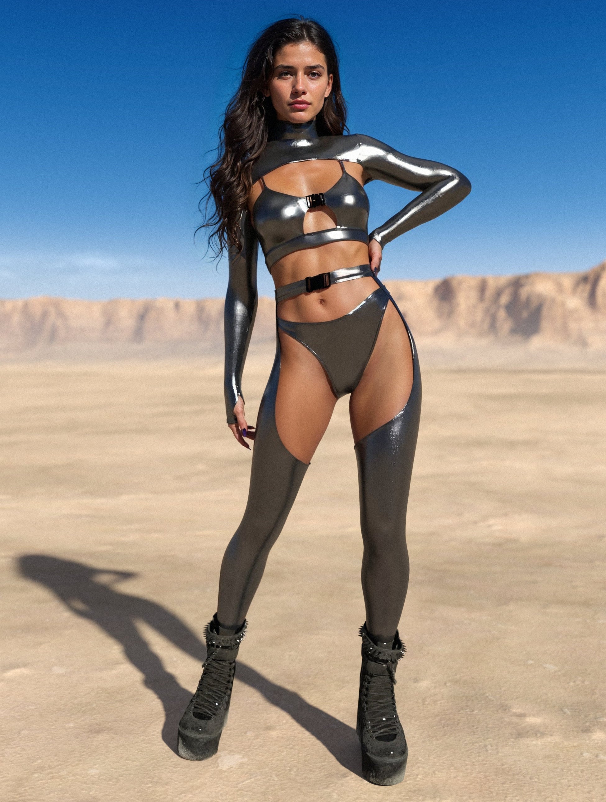 Silver Dusk Buckle Chaps 2