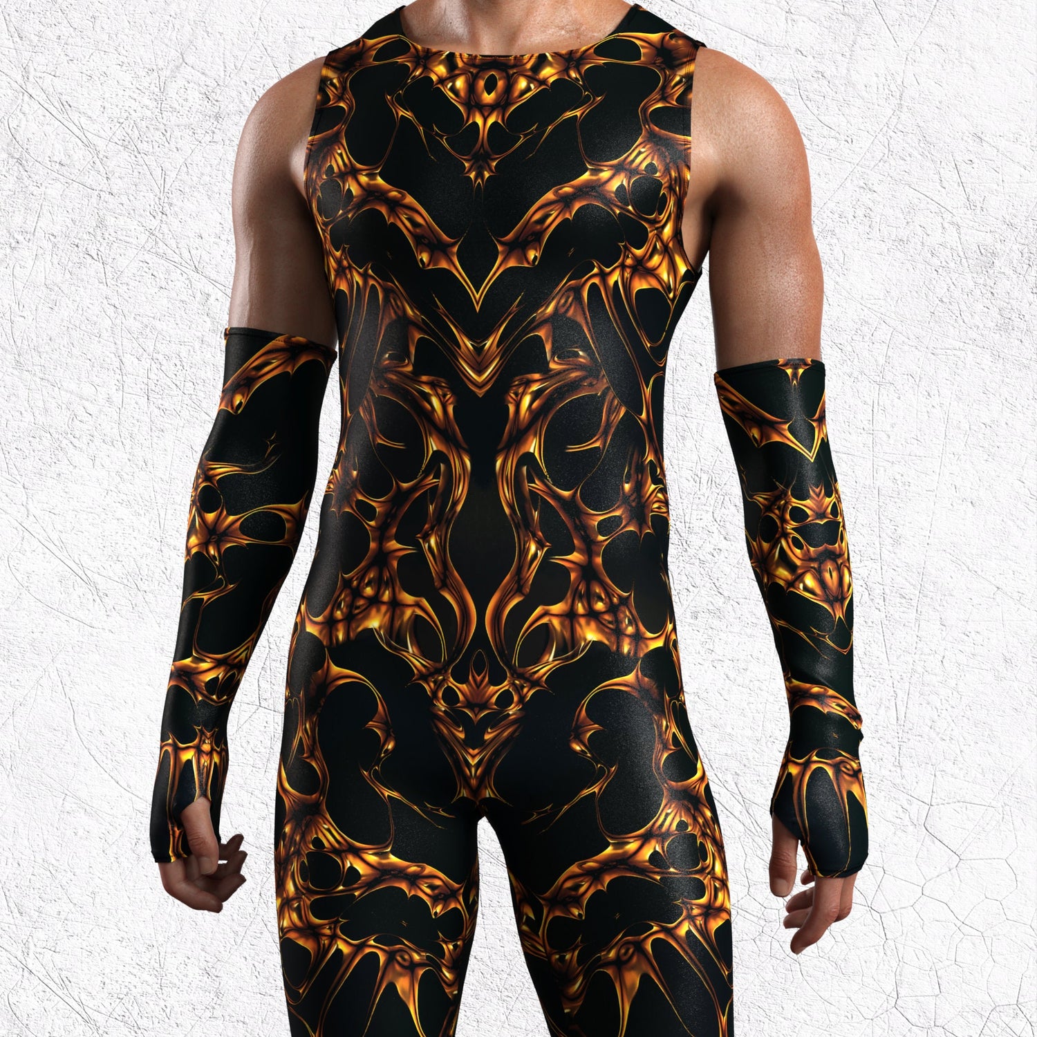 Men Event Horizon Male Back Zip Romper