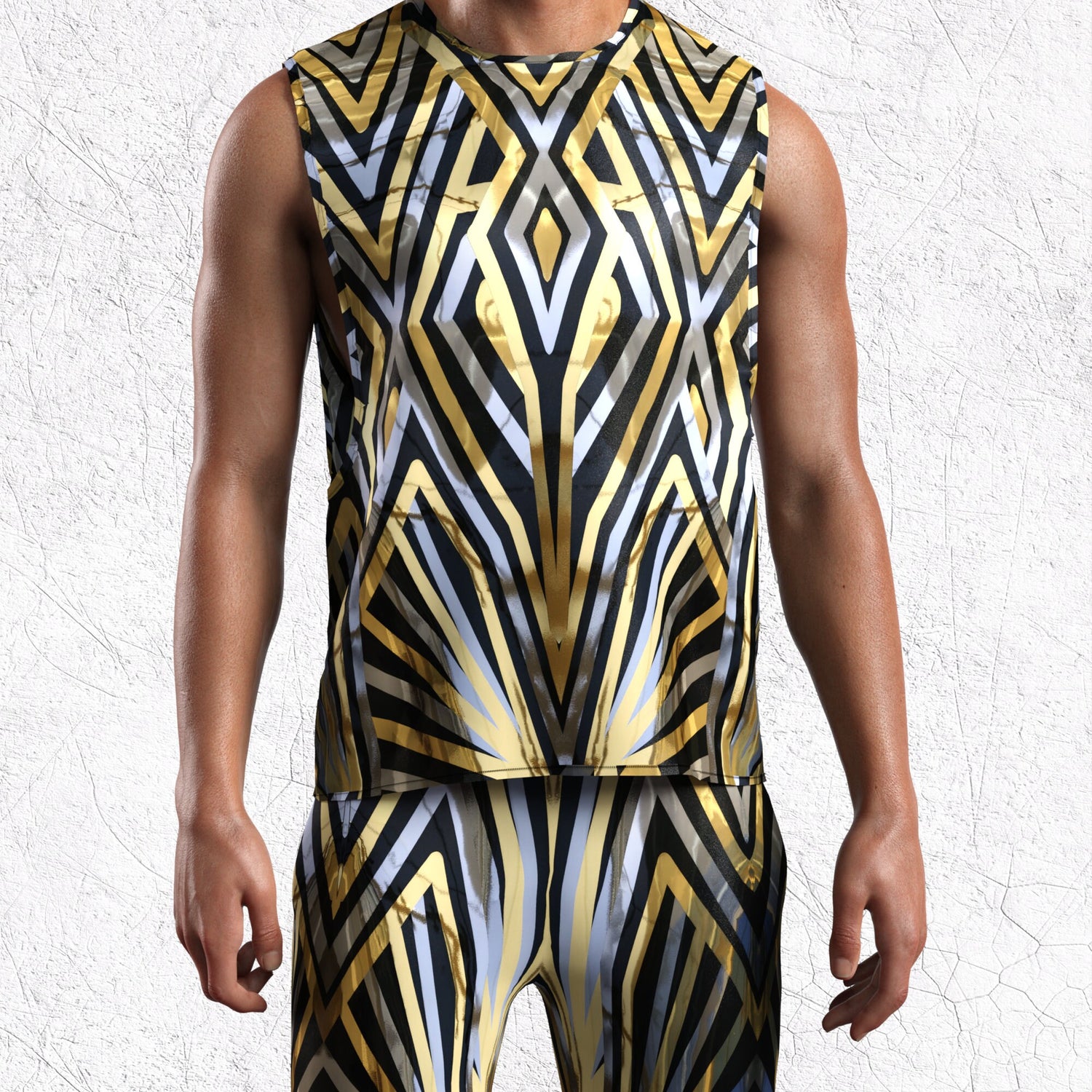 Hypnometallic Male Rave Shorts 7