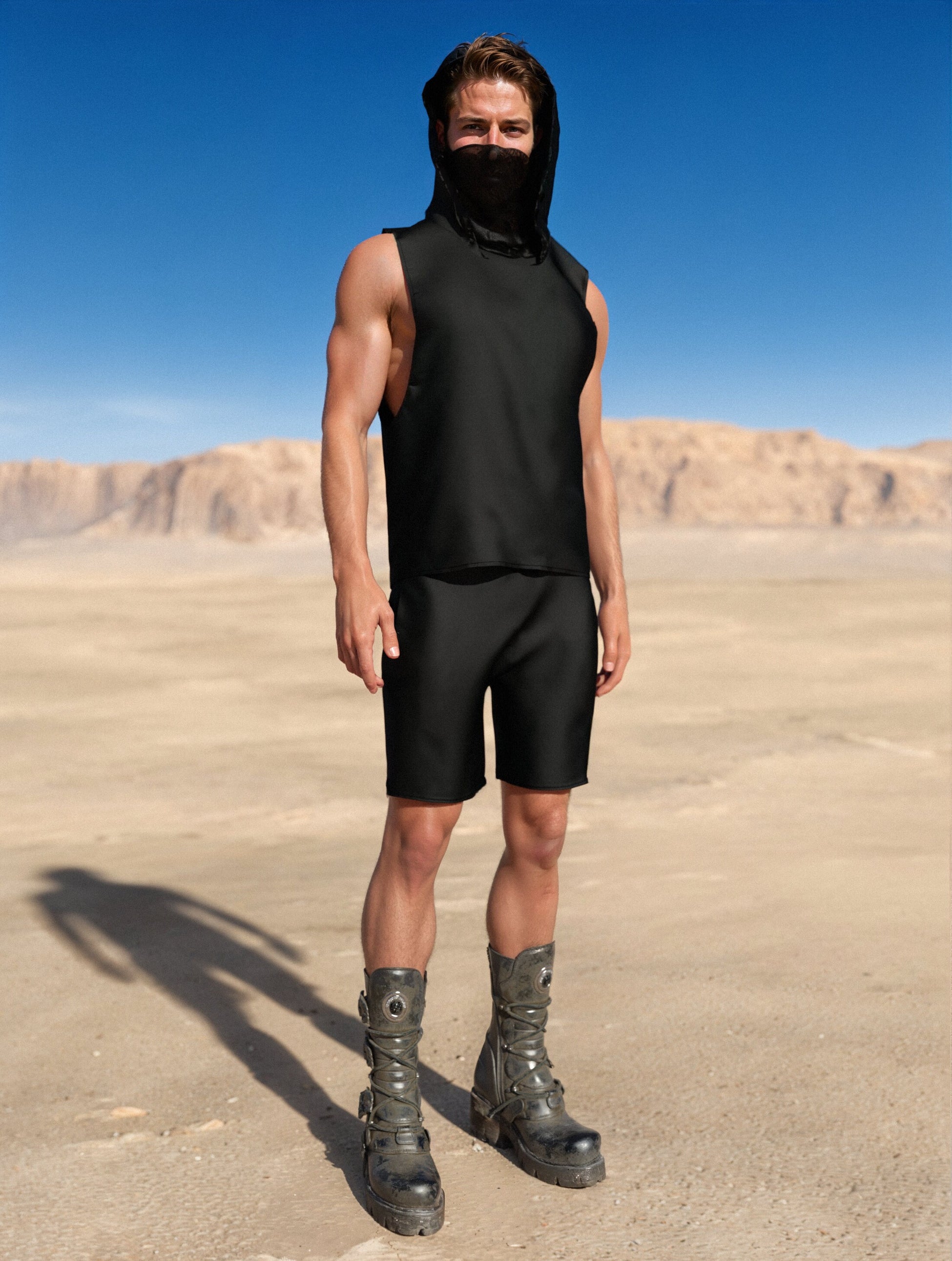 Just Black Male Muscle Set 2