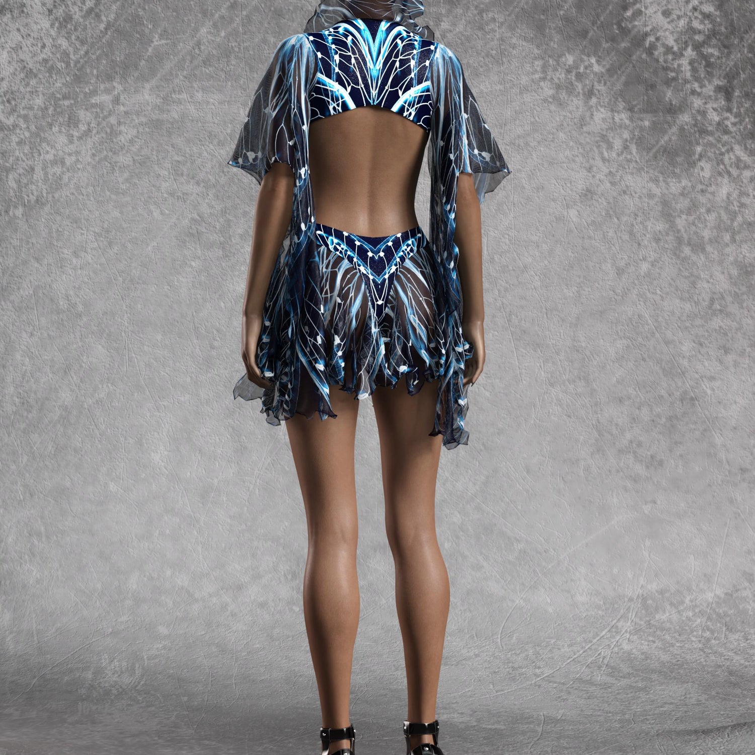 Birdsong Fairy Hooded Dress 4
