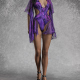 Celestia Amethyst Fairy Hooded Dress