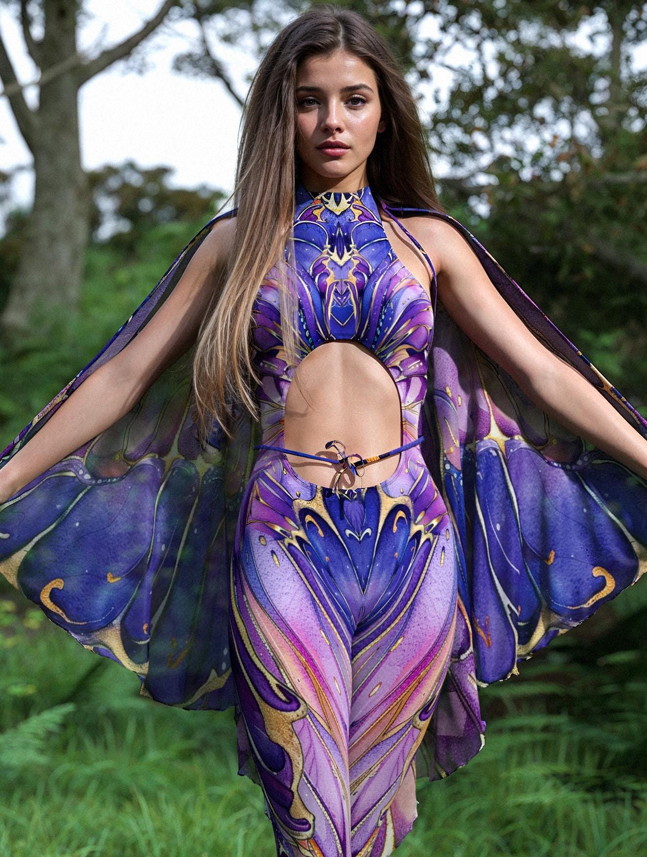 Enchanted Dreams Mesh Butterfly Wings 1