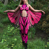 Fly Away Pink Halter Jumpsuit