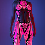 Fly Away Pink Jumpsuit Set