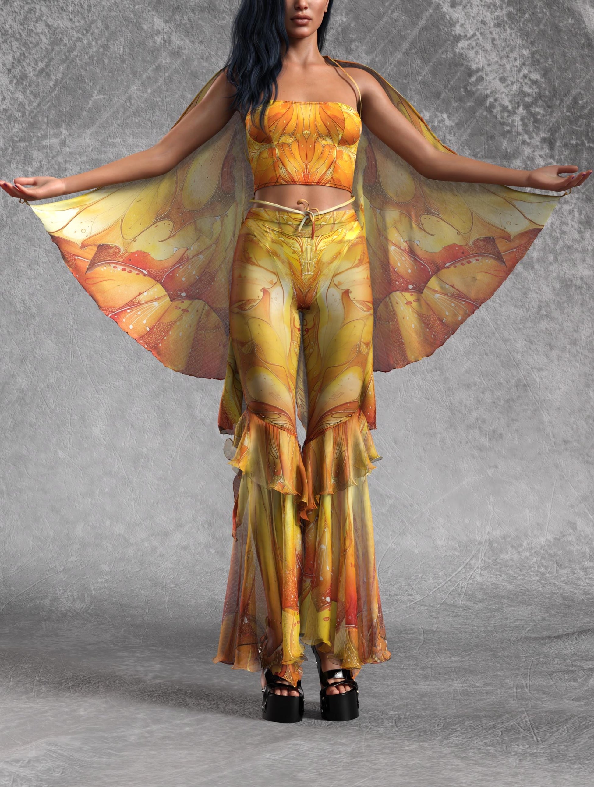 Aura Citrine Wings Set 2