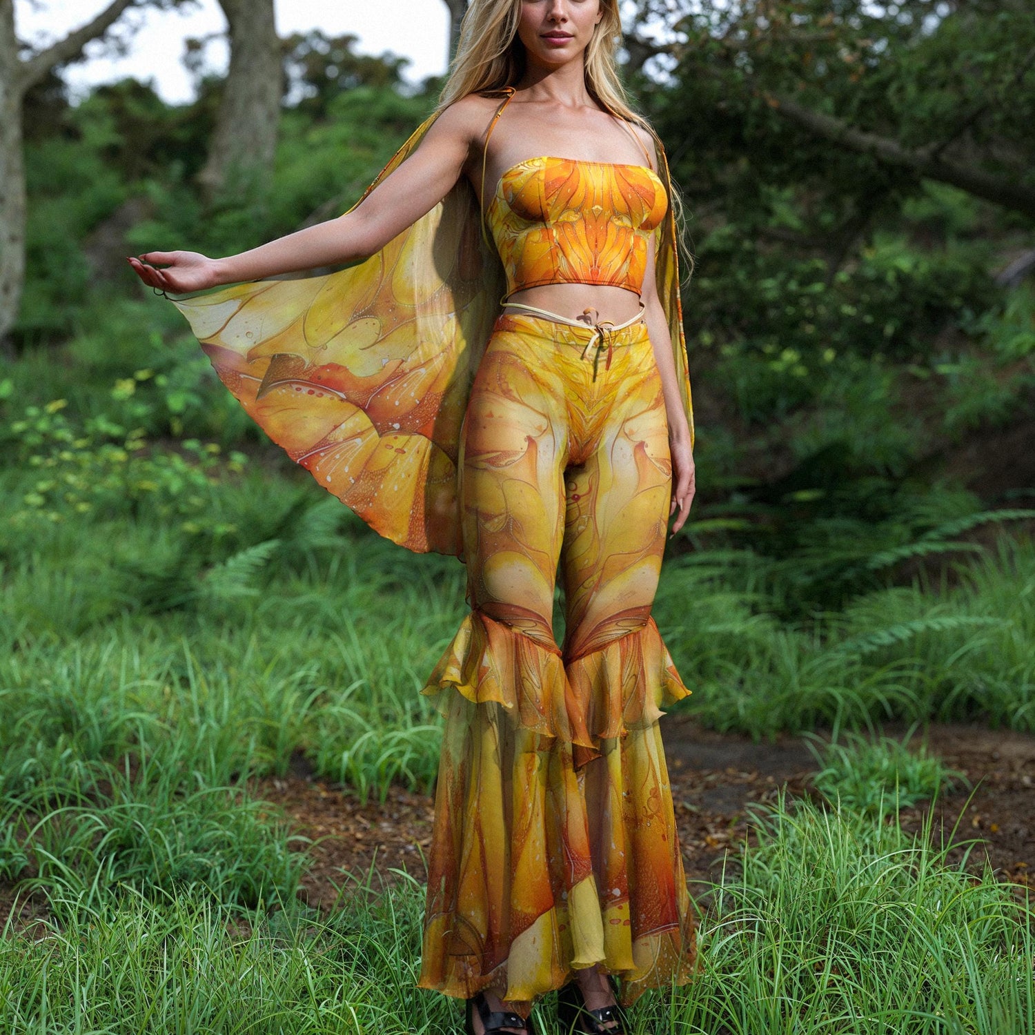 Aura Citrine Wings Set