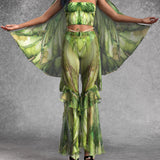 Aura Emerald Mesh Wings