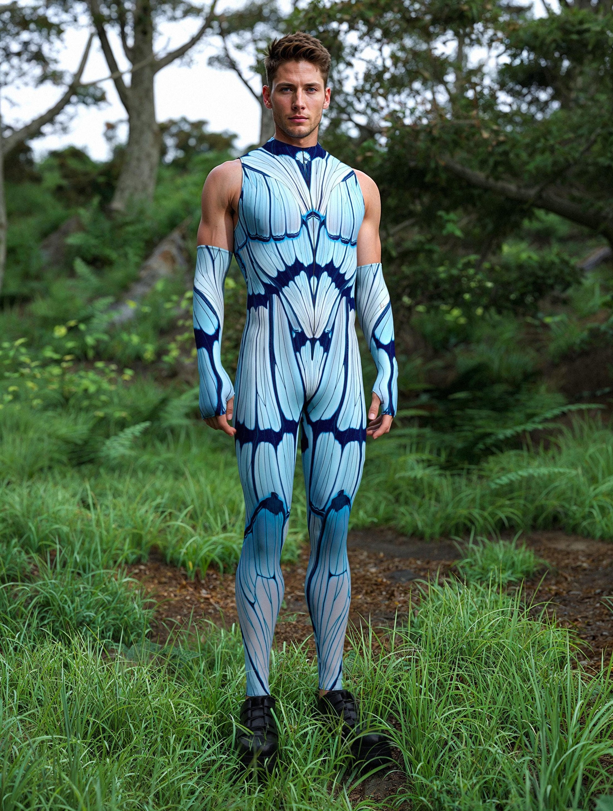 Heart Of Sky Male Sleeveless Costume 2