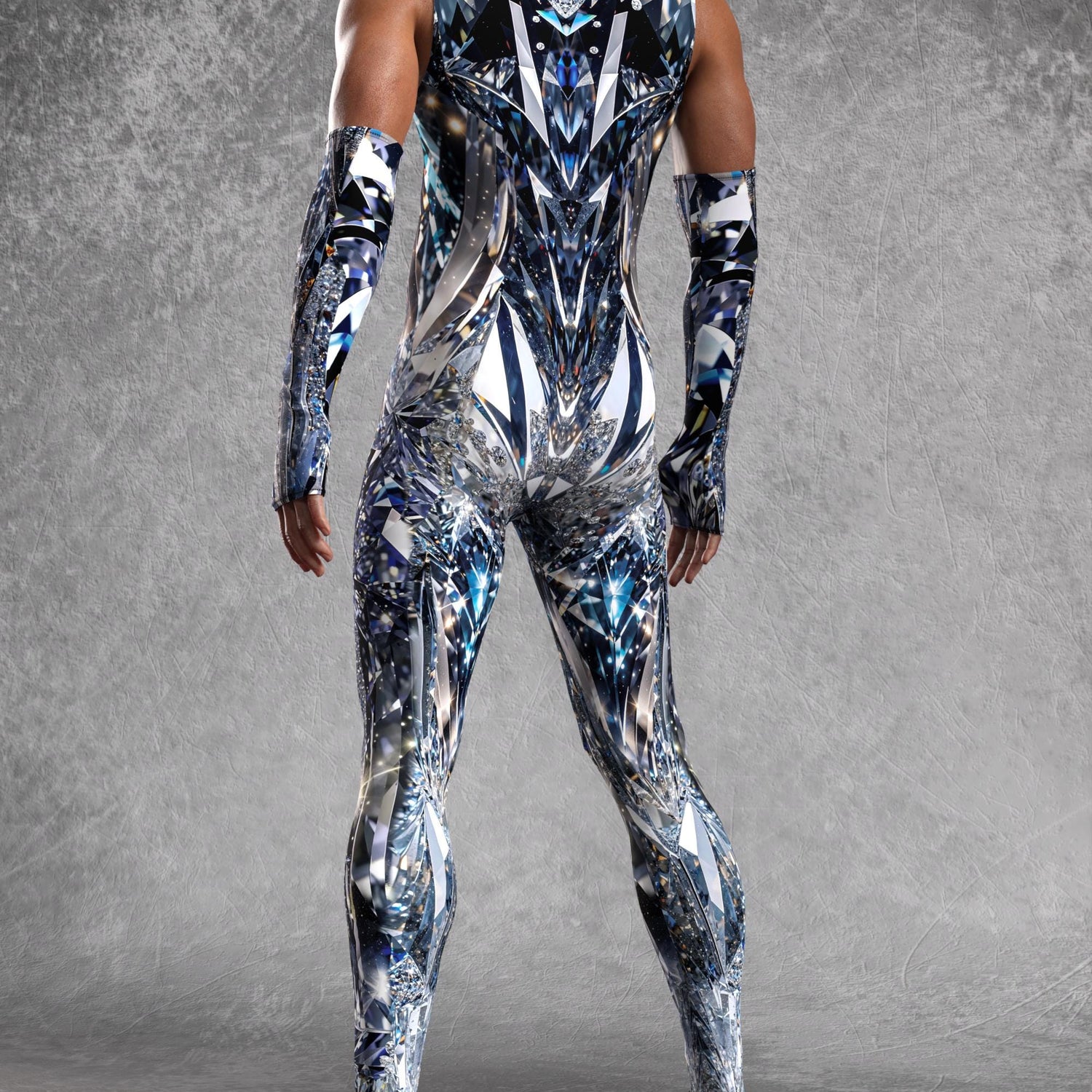 Men Under Pressure Male Sleeveless Costume