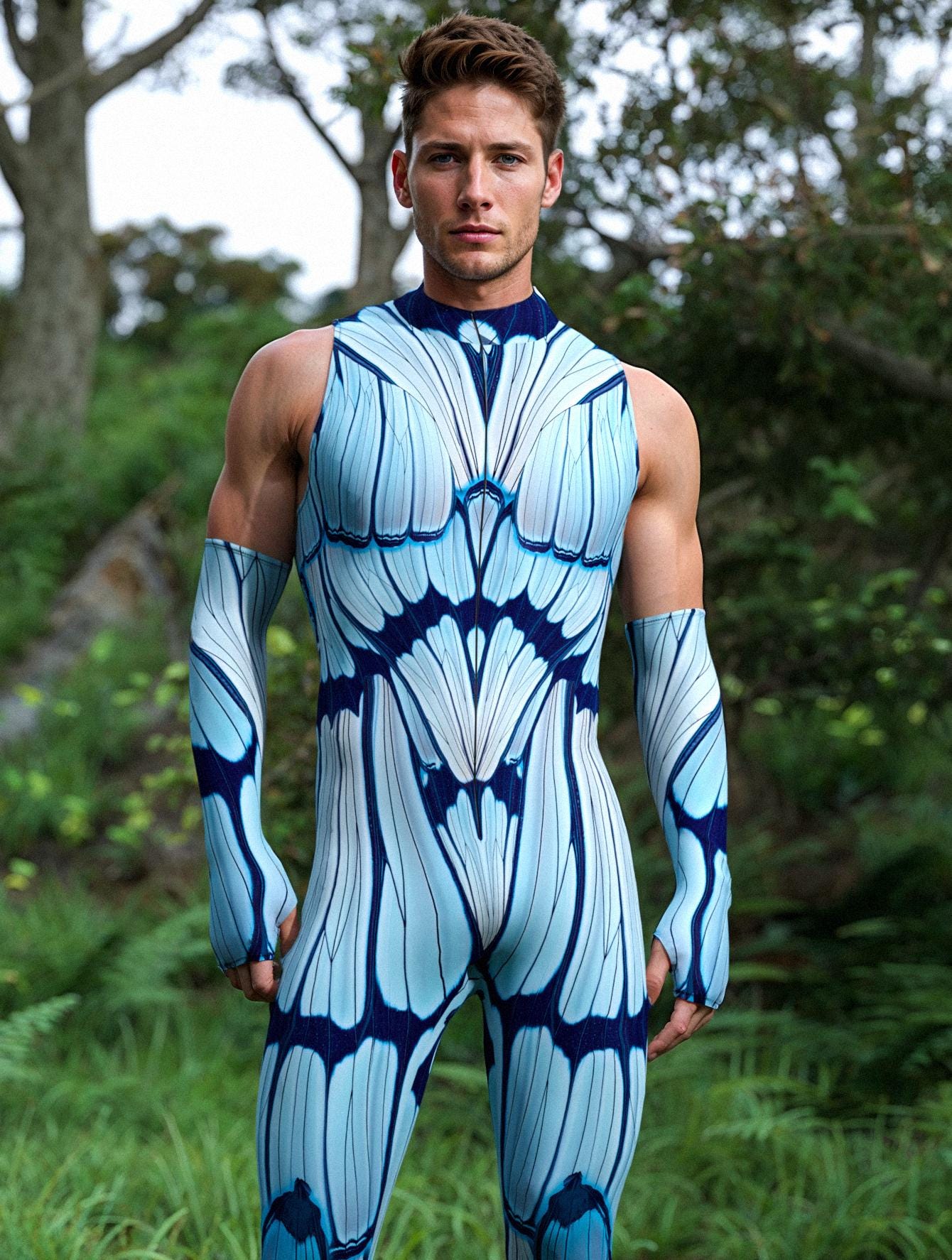 Heart Of Sky Male Sleeveless Costume 1