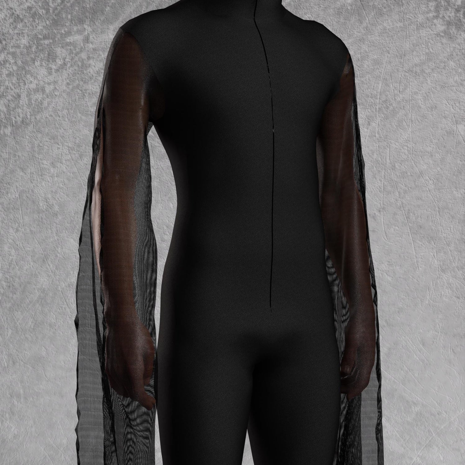 Just Black Male Costume 6