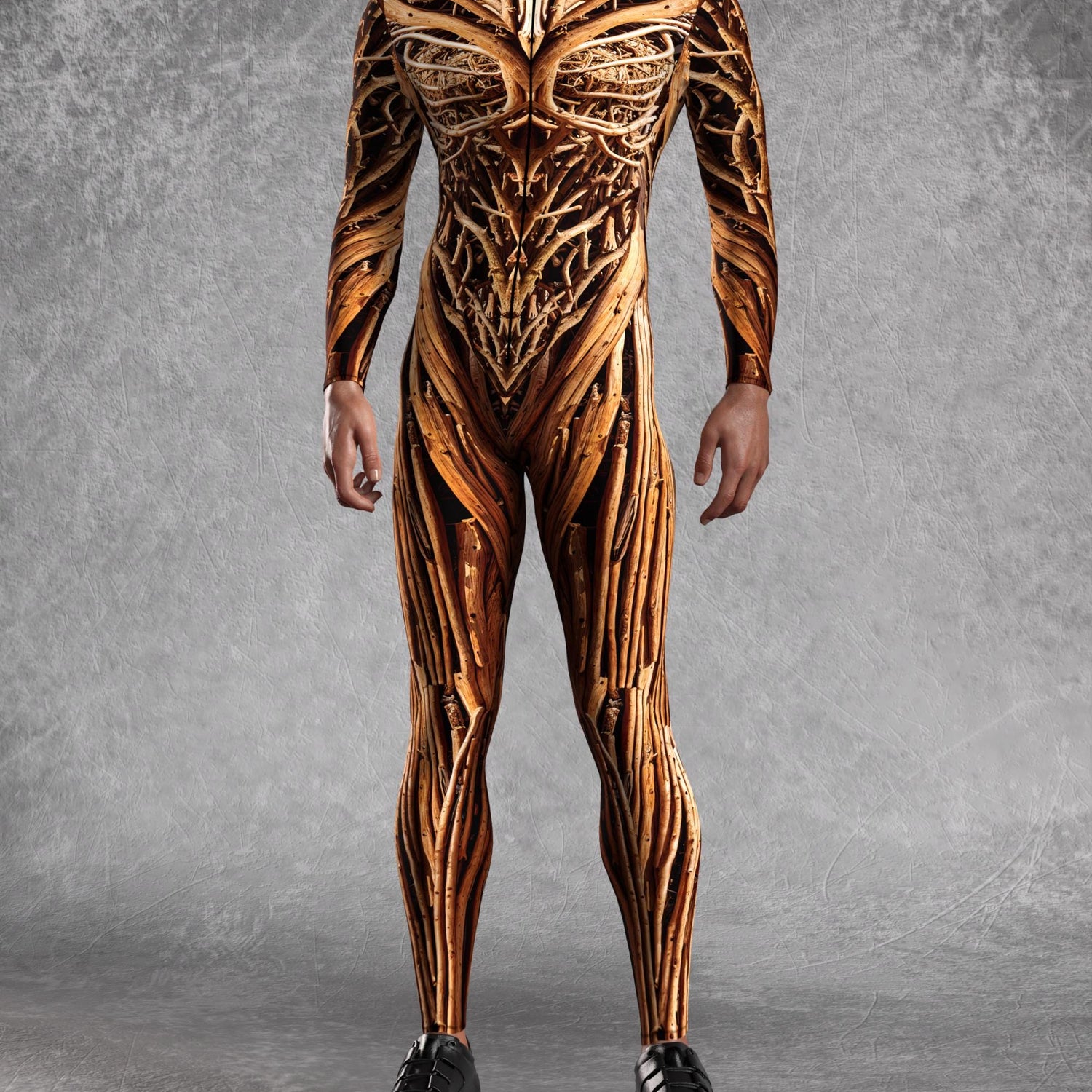 Knock On Wood Male Costume Lycra