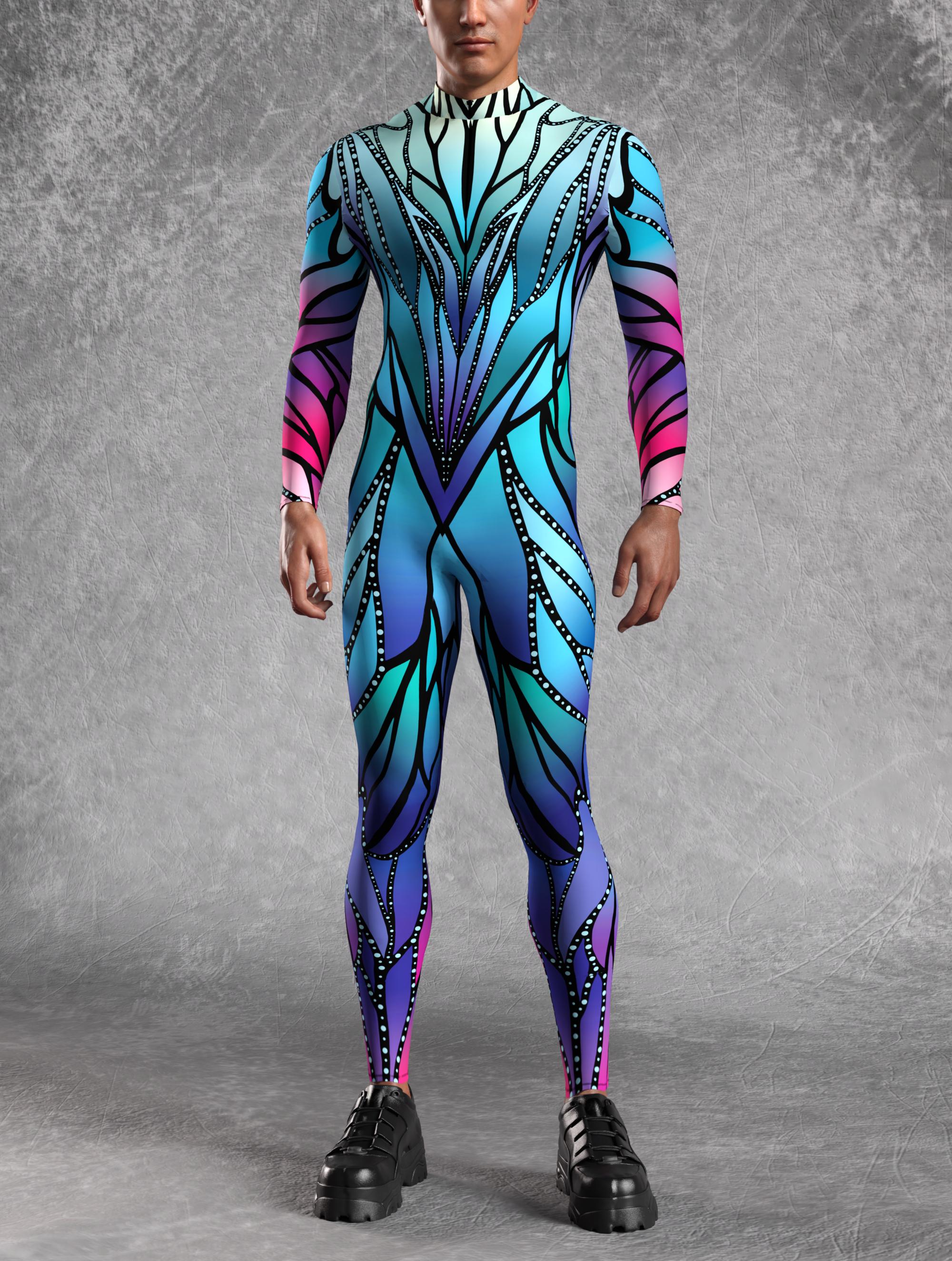 Azure Elemental Male Costume 7