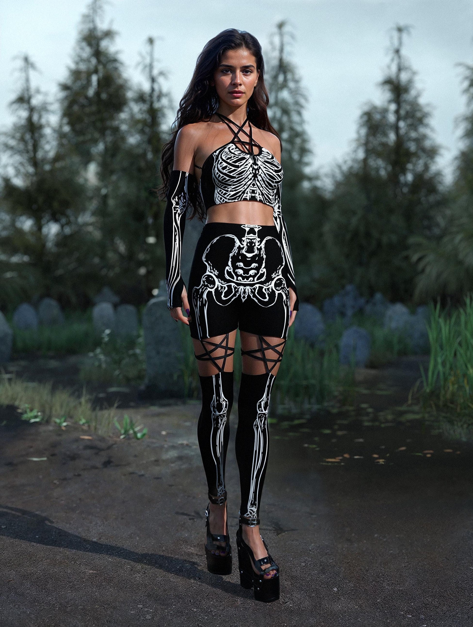 Inside Out Dark Pentagram Top 2