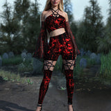 Above Suspicion Mesh Bell Sleeves